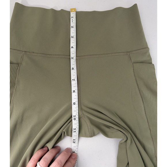 Athleta Women Salutation Stash Pocket Cutout 7/8 Tight 657523 Sage Green S - Picture 6 of 8